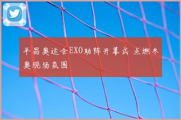 平昌奥运会EXO助阵开幕式 点燃冬奥现场氛围