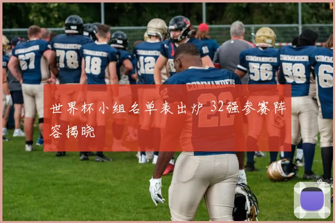 世界杯小组名单表出炉 32强参赛阵容揭晓